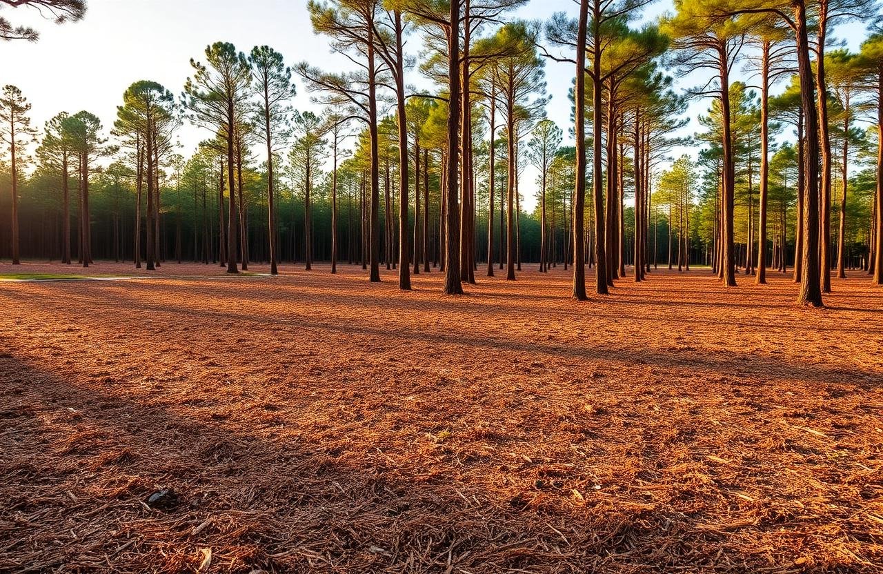 Cleared Florida land after forestry mulching